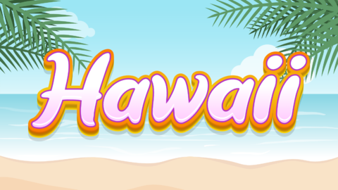 Hawaii Text Effect